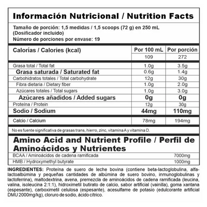 Bipro Mass - Proteína de suero de leche + HMB - Elevate Nutrition