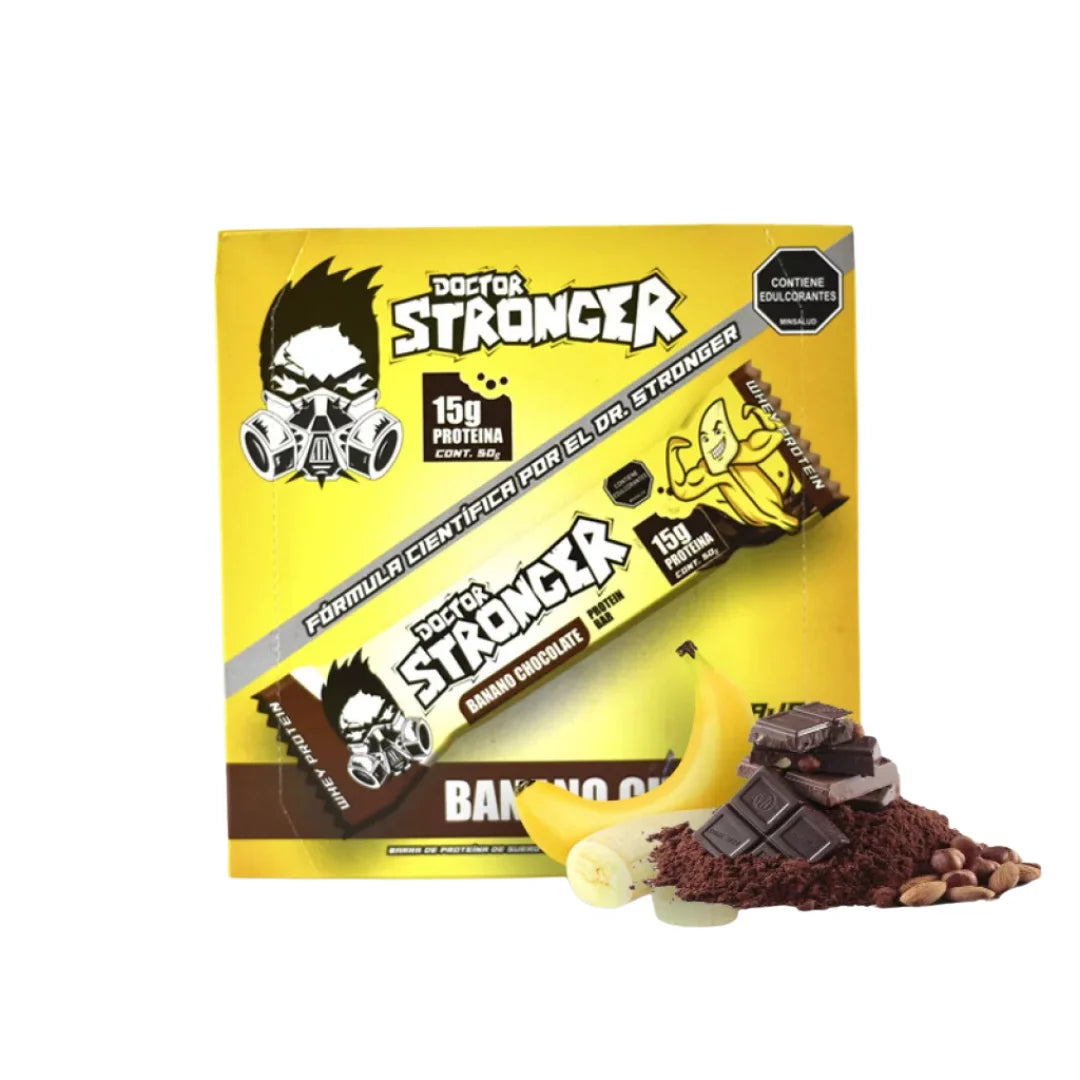 DOC STRONGER BAR PROTEIN - CAJA X 12