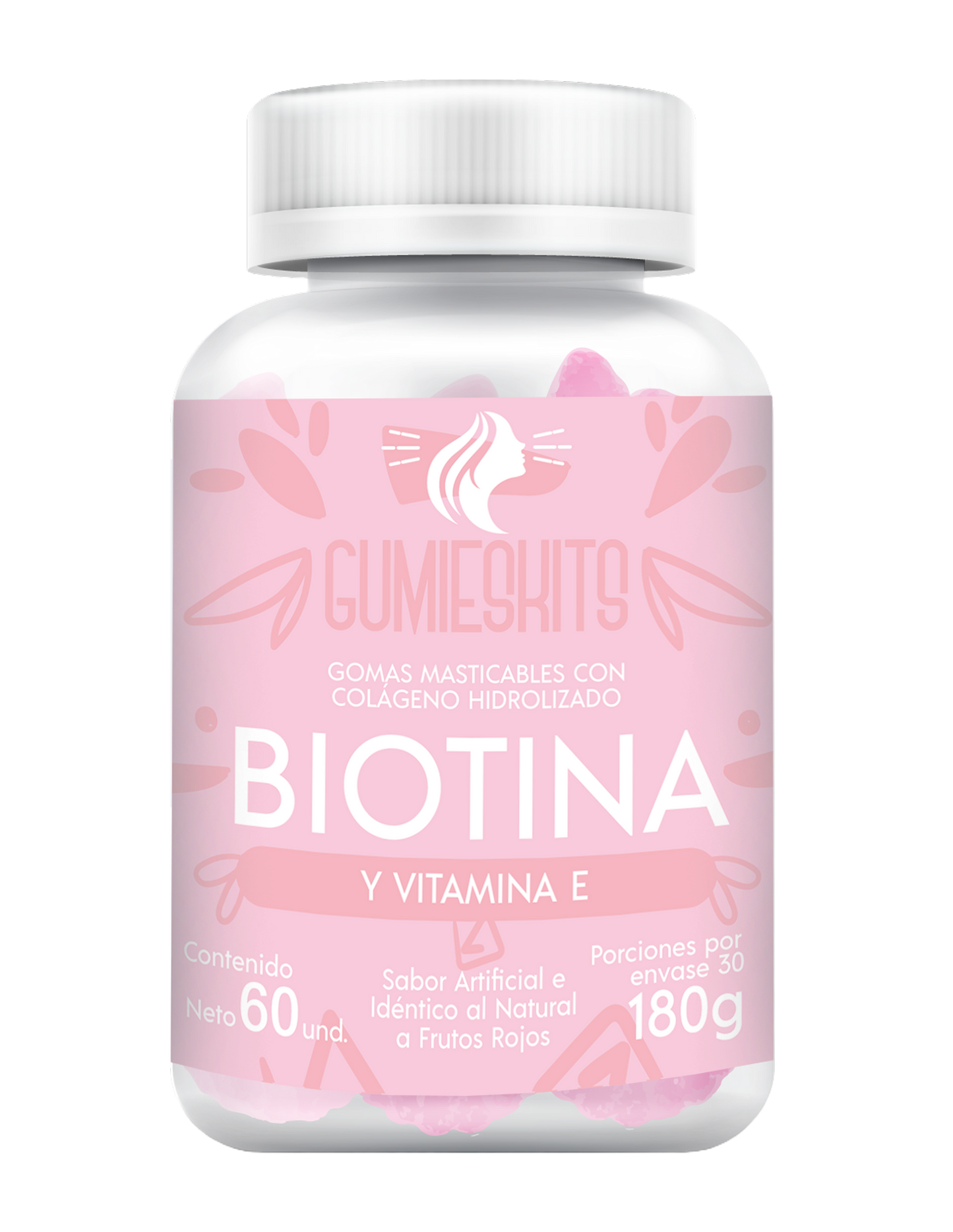 Gomitas de Biotina + Vitamina E x2